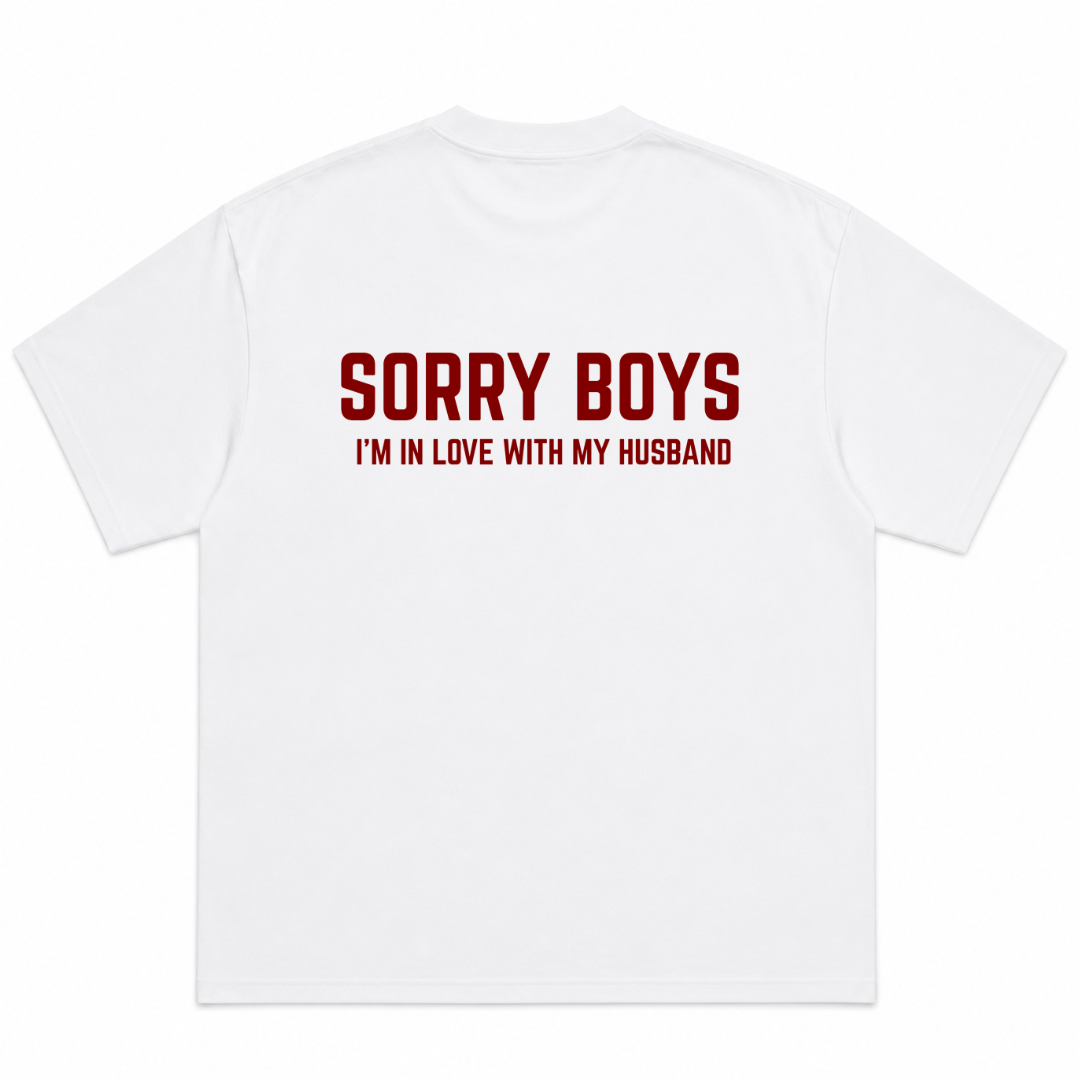 Sorry Boys I'm In Love With My Husband T-Shirt