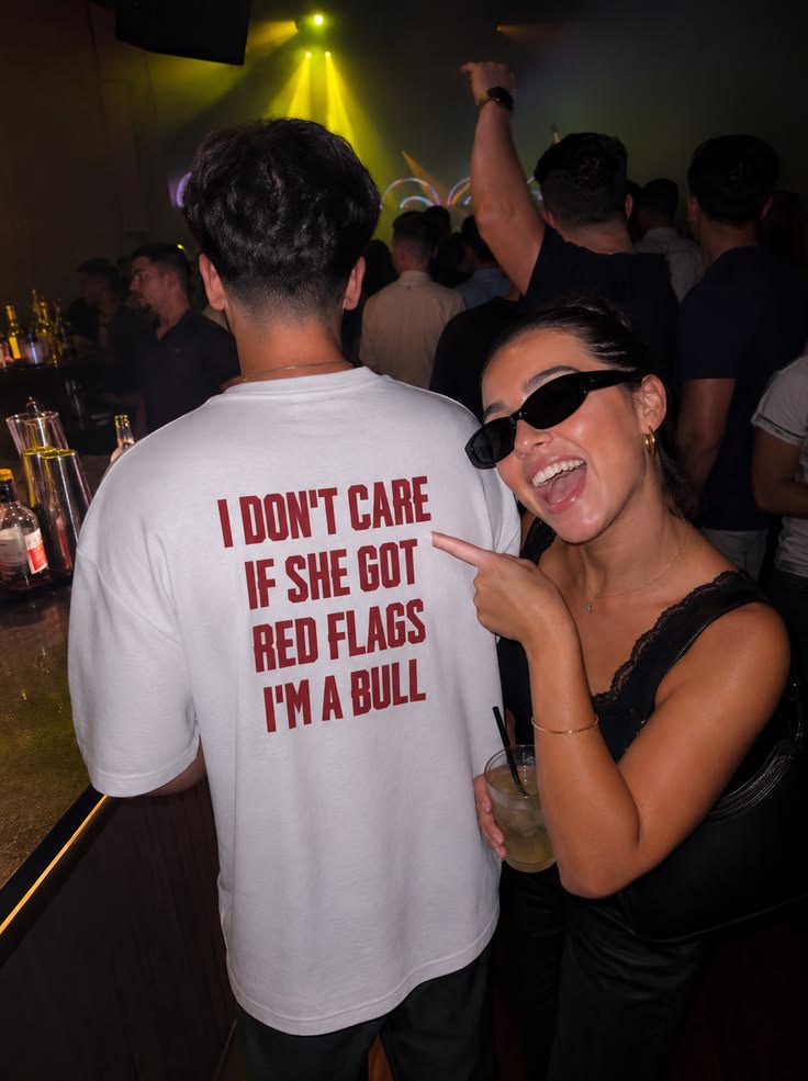 I Don't Care If She Got Red Flags I'm A Bull T-Shirt